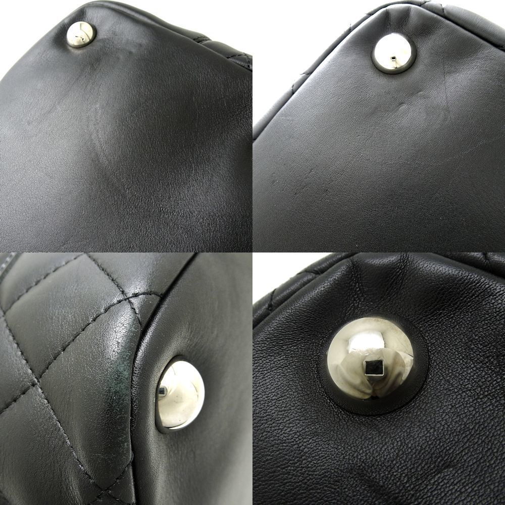 Chanel Tote Bag Cambon Line Calf x Patent Leather Black - Picture 5 of 7